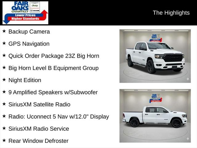 2023 RAM 1500 Big Horn Crew Cab 4x4 57 Box 2023 RAM 1500 Big Horn Crew Cab 4x4 57 Box