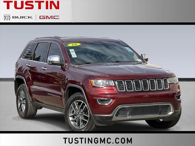 2018 Jeep Grand Cherokee Limited 4x4 for sale in Tustin, CA