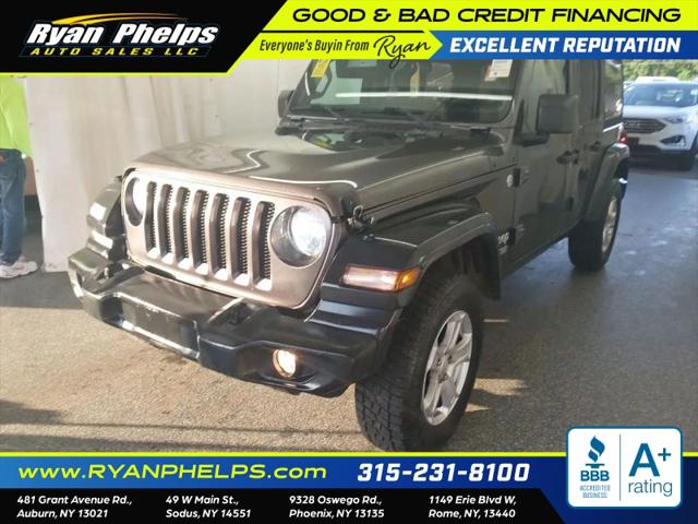 2018 Jeep Wrangler Unlimited Sport S 4x4 for sale in Rome, NY