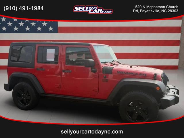 2016 Jeep Wrangler Unlimited Black Bear for sale in Fayetteville, NC