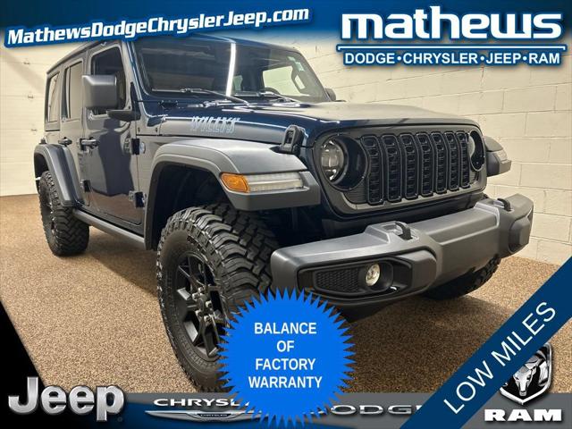 2025 Jeep Wrangler 4xe Willys 4xe for sale near Marion, OH