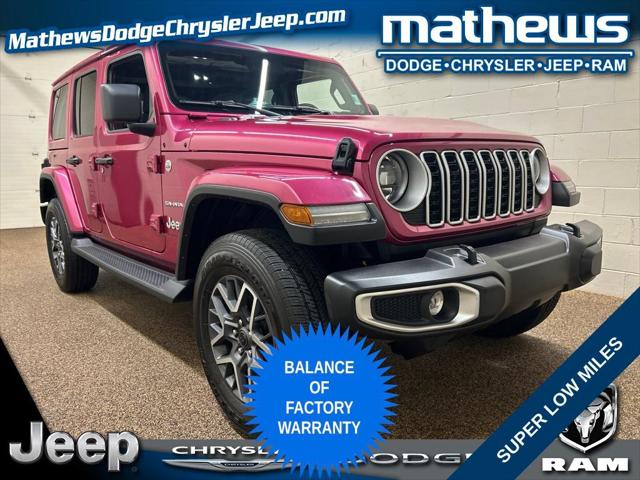2024 Jeep Wrangler 4-Door Sahara 4x4 for sale near Marion, OH