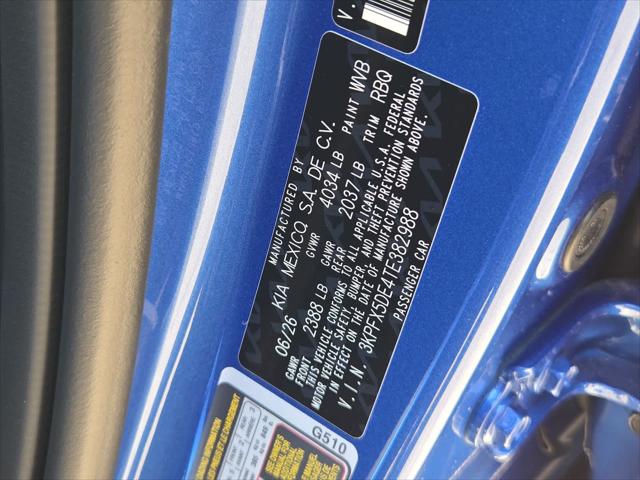 2026 Kia K4 EX