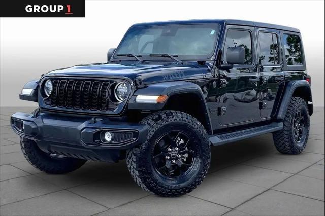 2024 Jeep Wrangler 4-Door Willys 4x4 for sale in Houston, TX