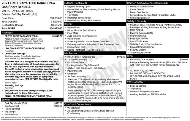 2021 GMC Sierra 1500 4WD Crew Cab Short Box Denali for sale in Roanoke, VA