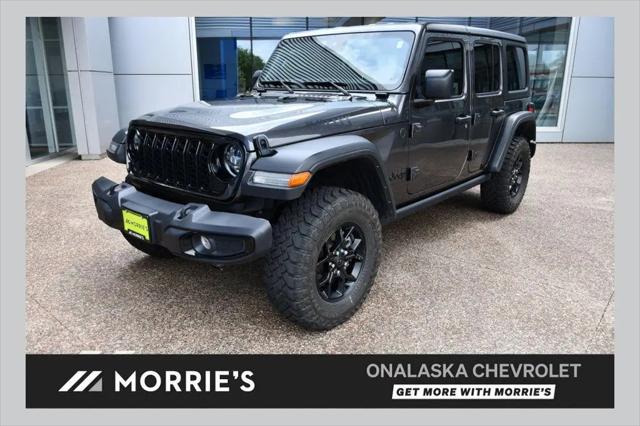 2025 Jeep Wrangler 4-Door Willys 4x4 for sale in Onalaska, WI