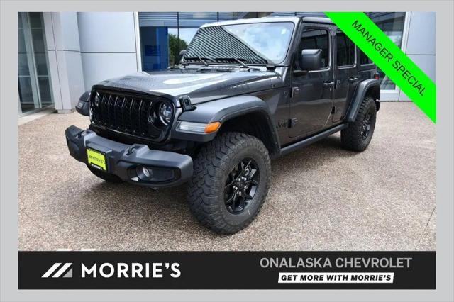 2025 Jeep Wrangler 4-Door Willys 4x4 for sale in Onalaska, WI