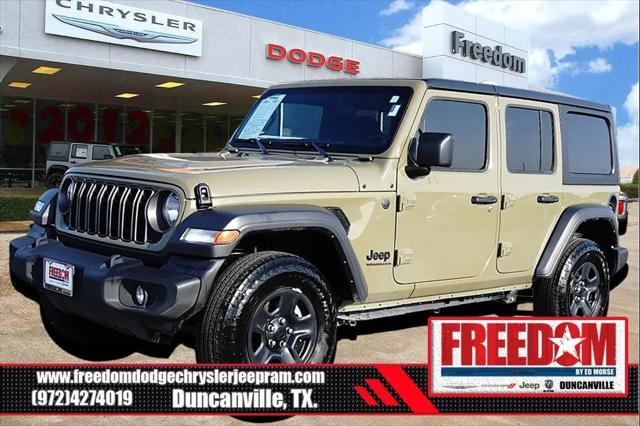 2025 Jeep Wrangler 4-Door Sport 4x4 for sale in Duncanville, TX