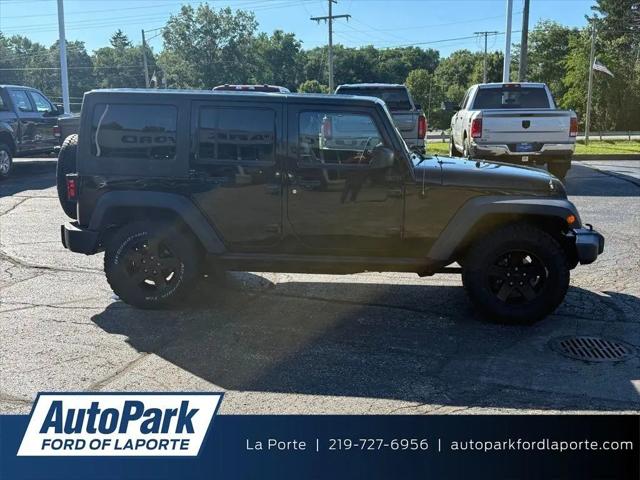 2016 Jeep Wrangler Unlimited Black Bear for sale in La Porte, IN