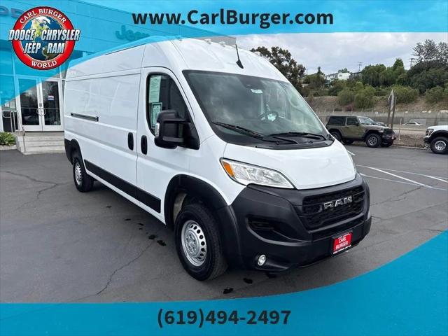 2025 Ram ProMaster 2500 Cargo Van Tradesman High Roof 159" WB w/Pass Seat for sale in La Mesa, CA