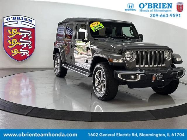 2018 Jeep Wrangler Unlimited Sahara 4x4 for sale in Bloomington, IL