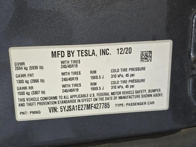 2021 Tesla Model S Long Range Dual Motor All-Wheel Drive