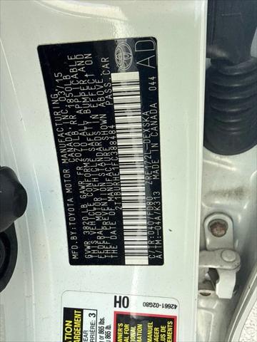 2015 Toyota Corolla S Plus 2015 Toyota Corolla S Plus
