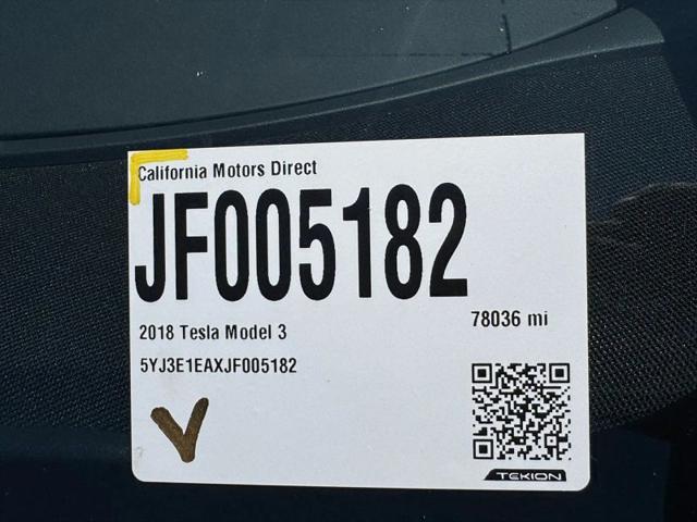 2018 Tesla Model 3 Long Range