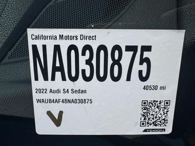 2022 Audi S4 Premium Plus TFSI quattro Tiptronic