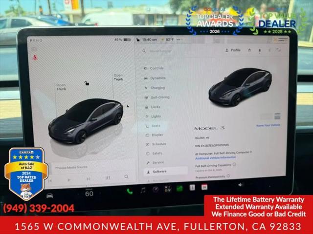 2023 Tesla Model 3 Rear-Wheel Drive