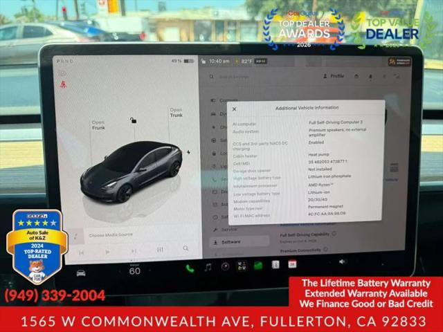 2023 Tesla Model 3 Rear-Wheel Drive