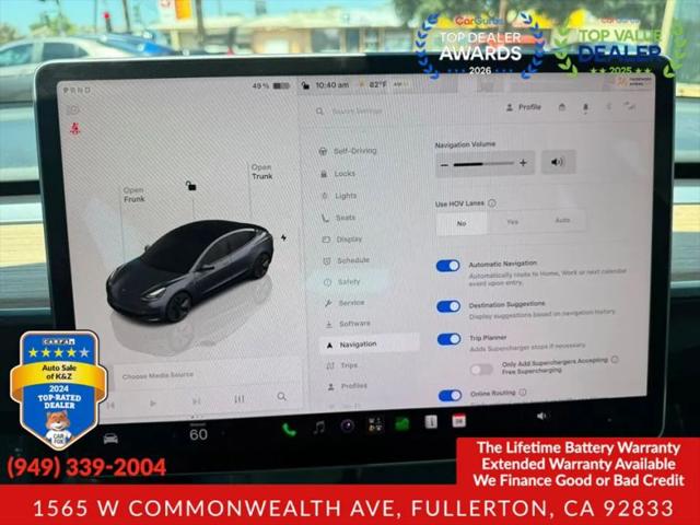 2023 Tesla Model 3 Rear-Wheel Drive
