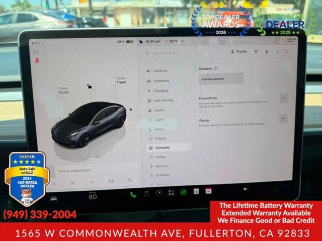 2023 Tesla Model 3 Rear-Wheel Drive