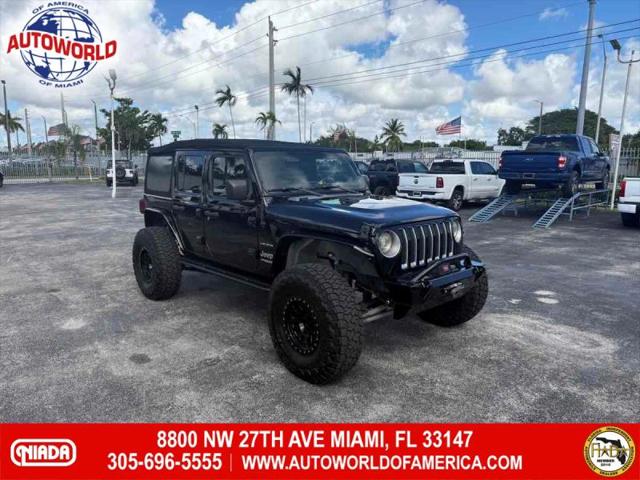 2018 Jeep Wrangler Unlimited Sahara 4x4 for sale in Miami, FL