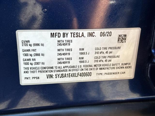 2020 Tesla Model S Performance Dual Motor All-Wheel Drive