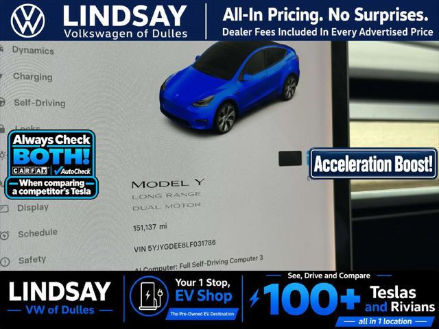 2020 Tesla Model Y Long Range Dual Motor All-Wheel Drive