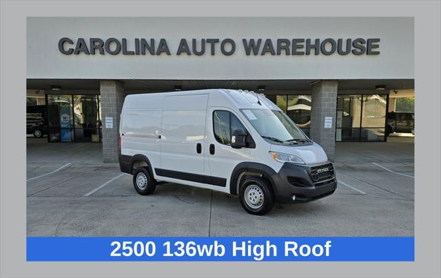 2025 Ram ProMaster 2500 Cargo Van Tradesman High Roof 136 WB w/Pass Seat for sale in Concord, NC