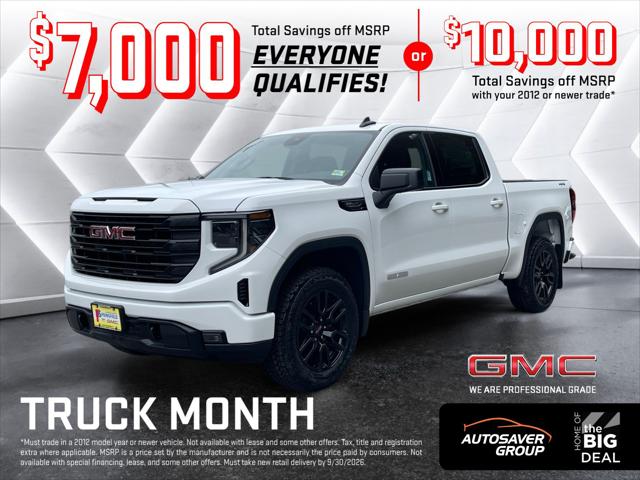 2026 GMC Sierra 1500 Crew Cab, Short Bed, Elevation, 4WD for sale in North Springfield, VT