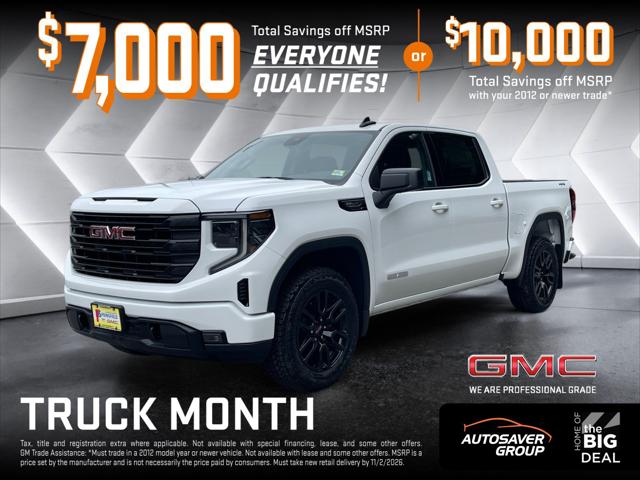 2026 GMC Sierra 1500 Crew Cab, Short Bed, Elevation, 4WD for sale in North Springfield, VT