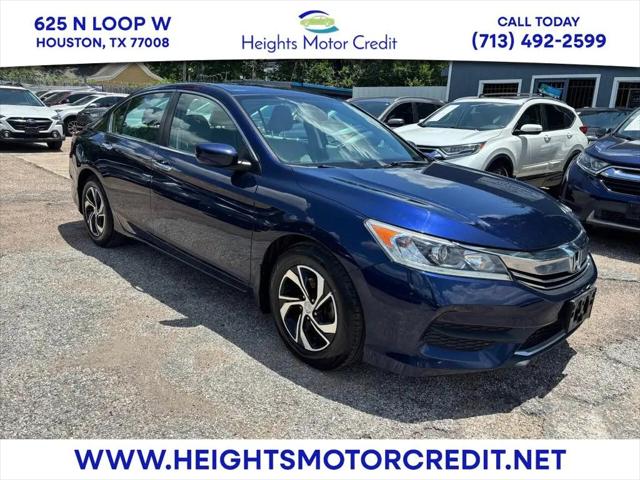 2016 Honda Accord LX for sale in Houston, TX