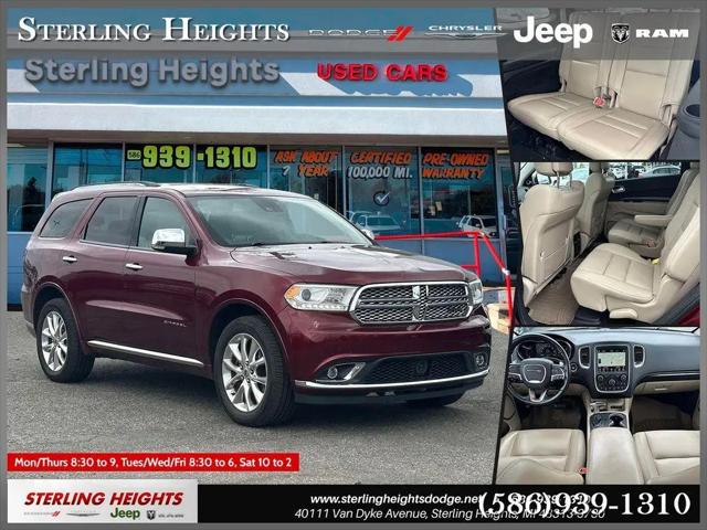 2020 Dodge Durango Citadel AWD for sale in Sterling Heights, MI