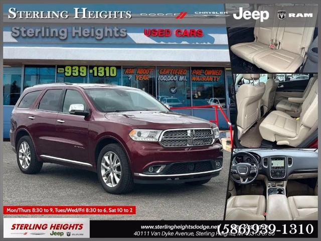 2020 Dodge Durango Citadel AWD for sale in Sterling Heights, MI