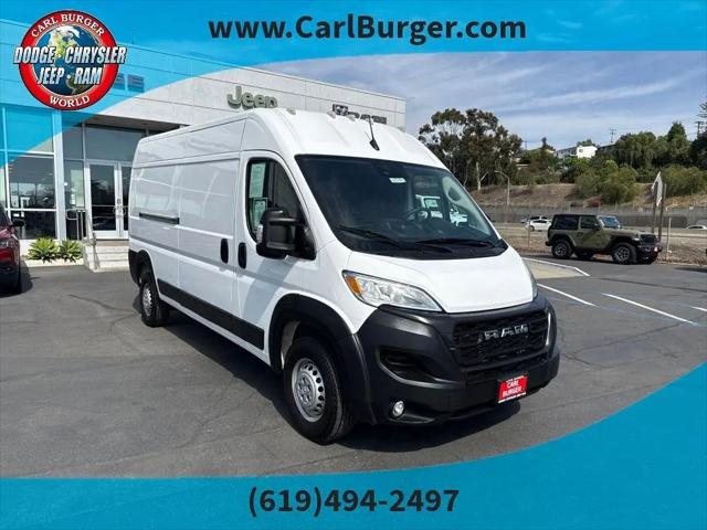 2025 Ram ProMaster 2500 Cargo Van Tradesman High Roof 159" WB w/Pass Seat for sale in La Mesa, CA