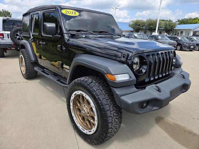 2018 Jeep Wrangler Unlimited Sport 4x4 for sale in Lafayette, IN