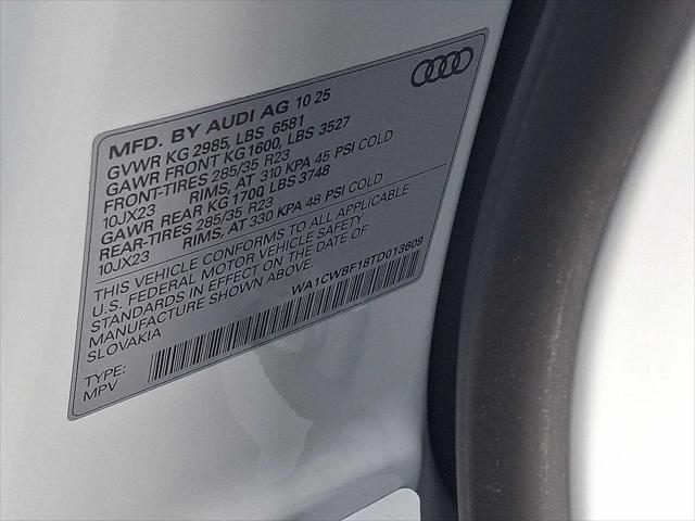 2026 Audi SQ8 Prestige TFSI quattro Tiptronic