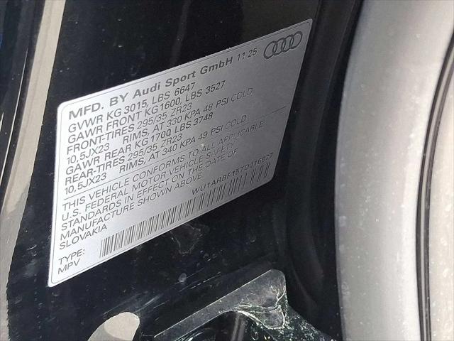 2026 Audi RS Q8 performance quattro tiptronic