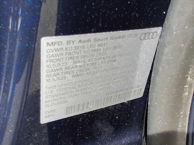 2026 Audi RS Q8 performance quattro tiptronic