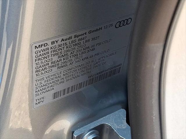 2026 Audi RS Q8 performance quattro tiptronic