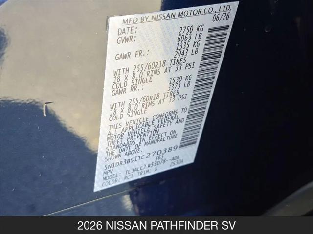 2026 Nissan Pathfinder SV