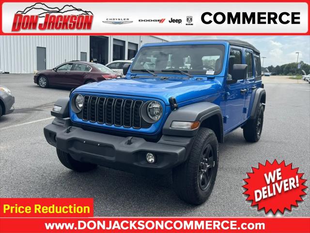 2025 Jeep Wrangler 4-Door Sport 4x4 for sale in Commerce, GA