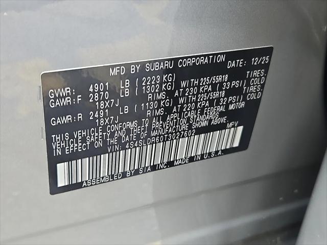2026 Subaru Forester Limited