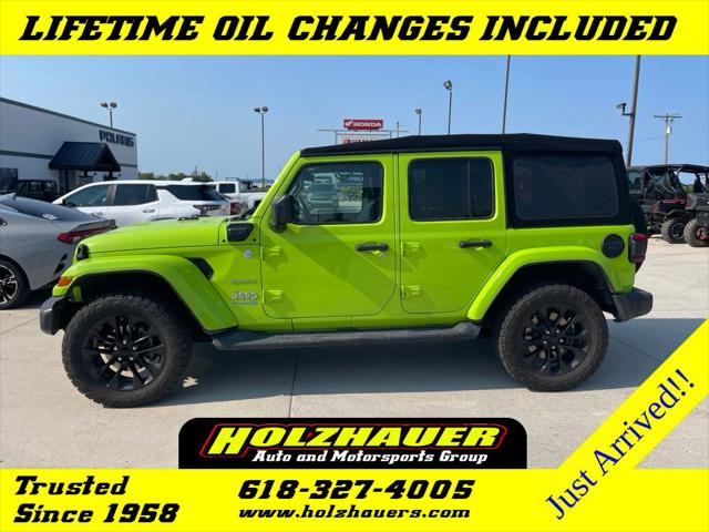 2021 Jeep Wrangler 4xe Unlimited Sahara 4x4 for sale in Nashville, IL