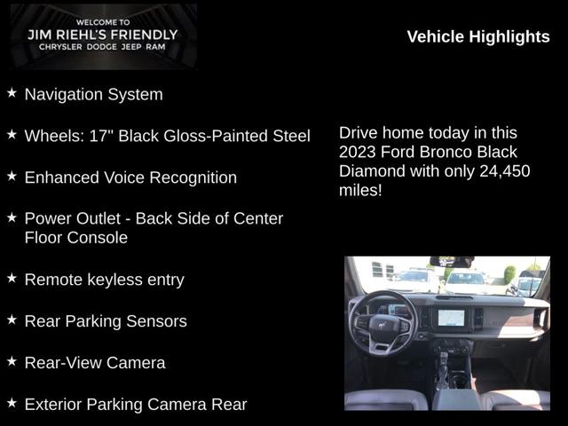 2023 Ford Bronco Black Diamond