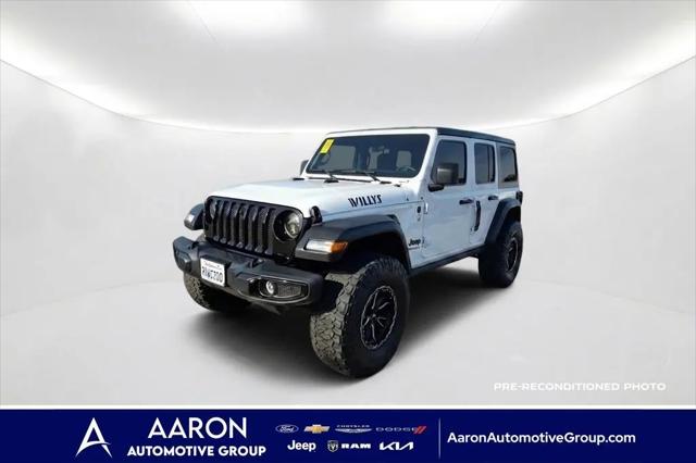 2022 Jeep Wrangler Unlimited Willys Sport 4x4 for sale in Lake Elsinore, CA