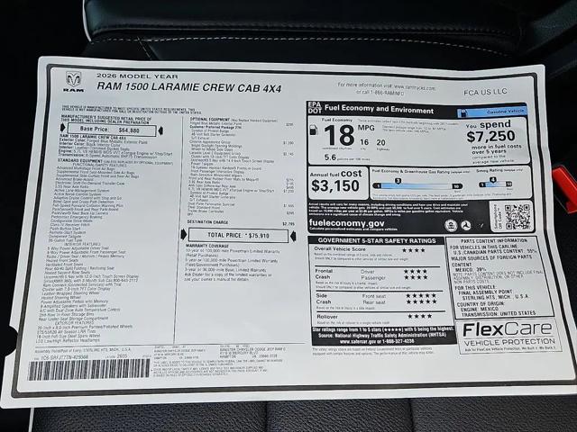 2026 Ram 1500 Laramie
