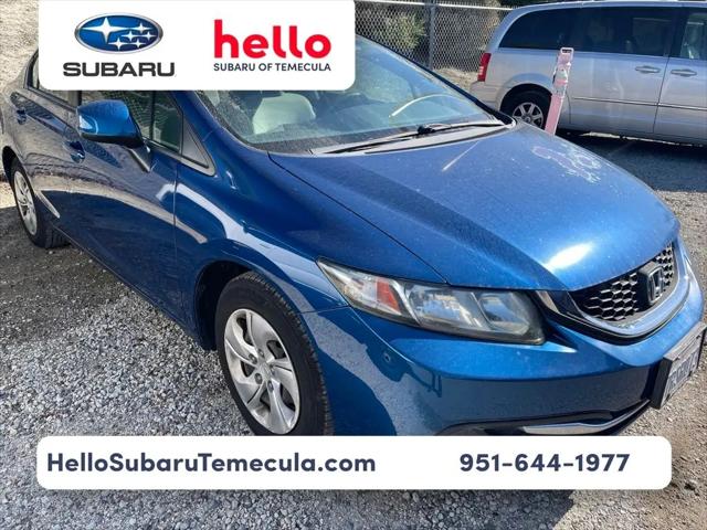 2013 Honda Civic LX for sale in Temecula, CA