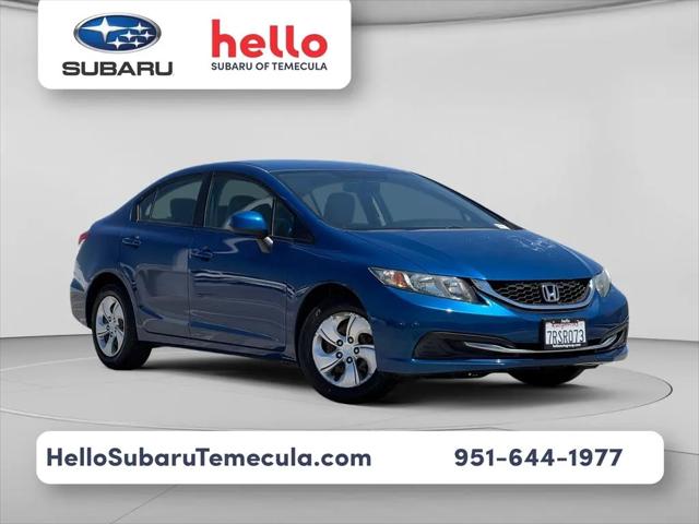 2013 Honda Civic LX for sale in Temecula, CA