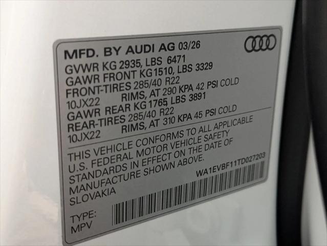 2026 Audi Q8 Premium Plus 55 TFSI quattro Tiptronic