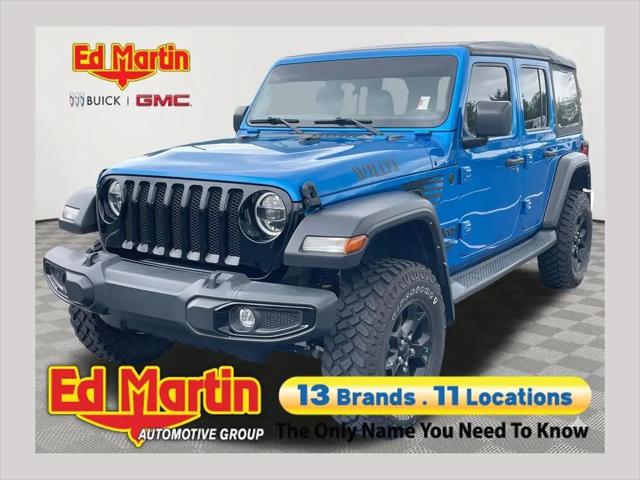 2022 Jeep Wrangler Unlimited Willys 4x4 for sale in Carmel, IN