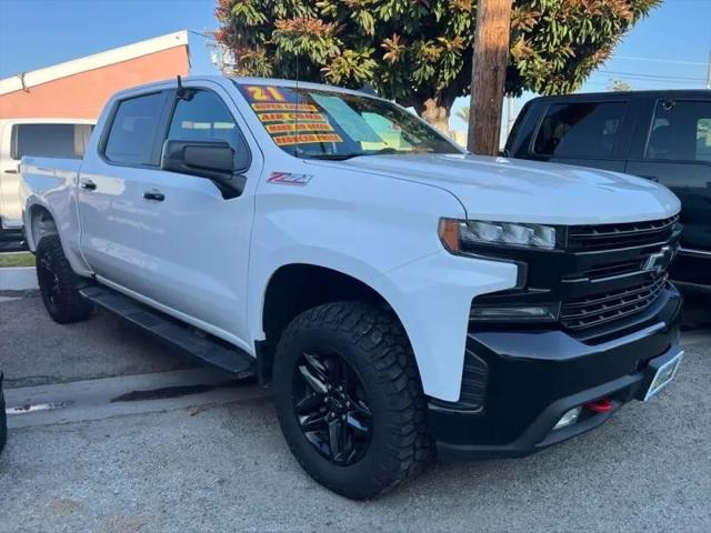 2021 Chevrolet Silverado 1500 4WD Crew Cab Short Bed LT Trail Boss for sale in South Gate, CA